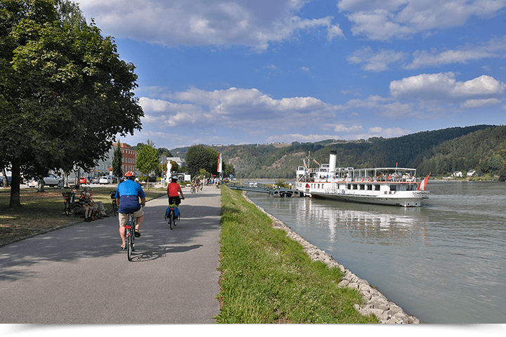 Donauradweg Aschach