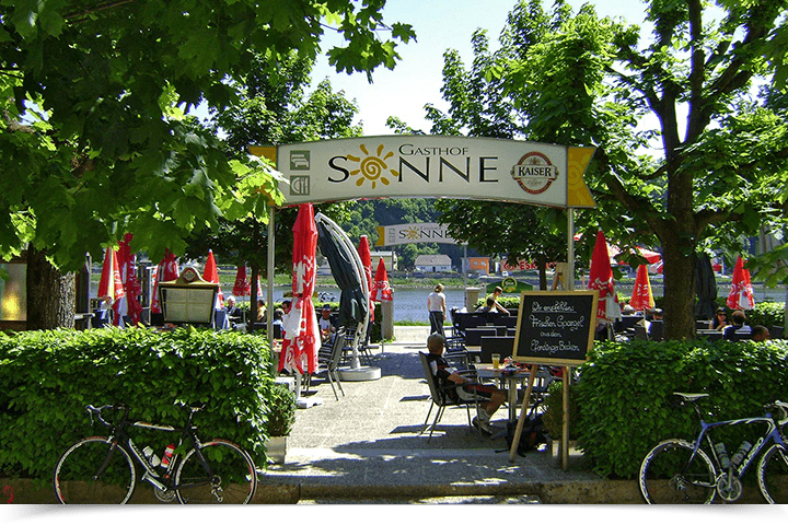 Donauradweg Gastgarten