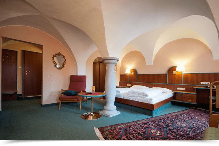 Hotel Zimmer Sonnen-Suite Sonne Aschach Donau