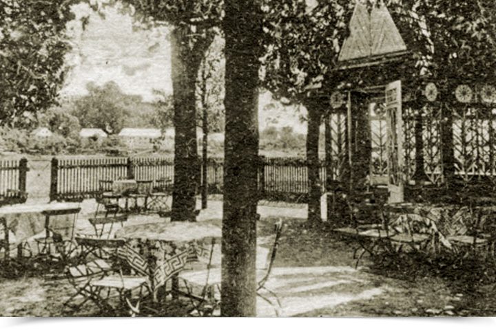 Gasthof Sonne Gastgarten 1923