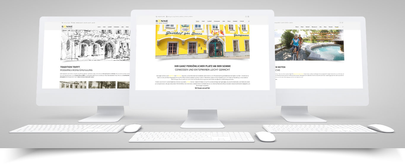 Wir sind online mit einer neuen Website