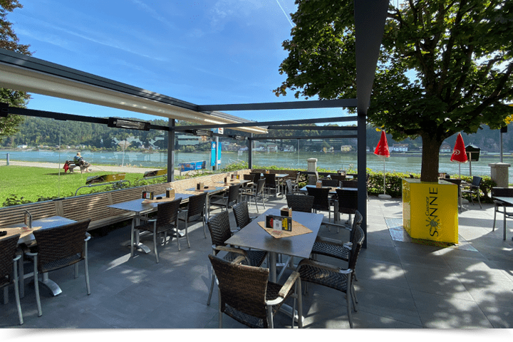 Gastgarten Sonne Donau Schiff