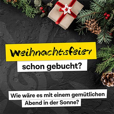 Schon an die Weihnachtsfeier gedacht Sonne Aschach